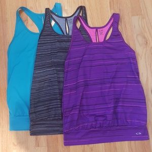 Bundle of 3 racerback workout tanks